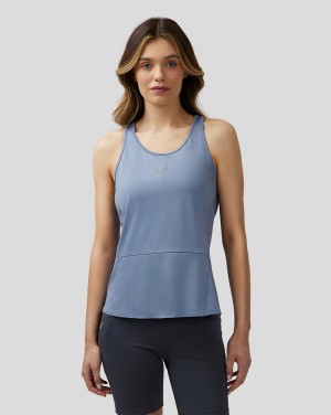 Castore Apex Lightweight Panelled Tank Top μπλε | 428HDQCZW
