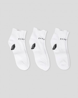 Castore Cushioned Ankle Socks 3 Pack ασπρα | 014RWTSCP