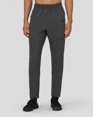 Castore Flex Woven Cargo Joggers Gunmetal | 089BELKIA