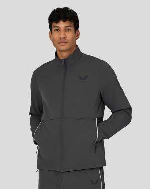 Castore Flex Woven Jacket Gunmetal | 981UYJLHZ