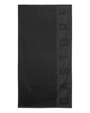 Castore Large Towel μαυρα | 672WNMJHU