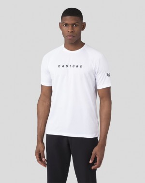 Castore Short Sleeve Raglan T-Shirt ασπρα | 168GBHCDS